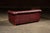Vintage Tufted Leather Chesterfield Sofa in Burgundy For Sale - Image 4 of 11