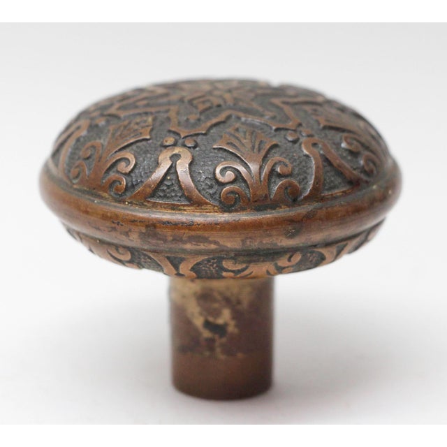 Traditional Bronze Branford Vernacular Star Door Knob For Sale - Image 3 of 4