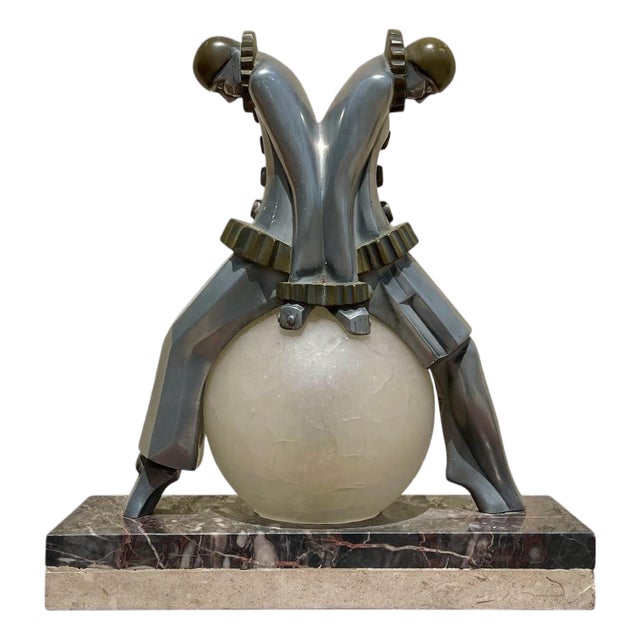 Art Deco Lamp from Pierrot and Pierrette For Sale