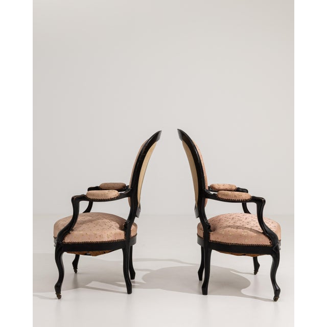 Pair Of Louis Philippe Armchairs For Sale - Image 9 of 12