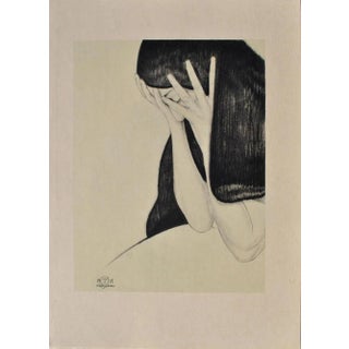 Walter Sauer, No Need to Regret, Signed Engraving For Sale