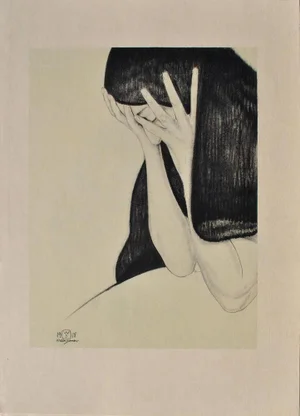 Walter Sauer, No Need to Regret, Signed Engraving