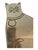 Solid brass trivet of a cat wearing a collar from midcentury brand Rubel and Co, footed on the underside so can be easily...