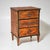 Hand-Painted Biedermeier Chest of Drawers in Red, 1800s For Sale - Image 9 of 9
