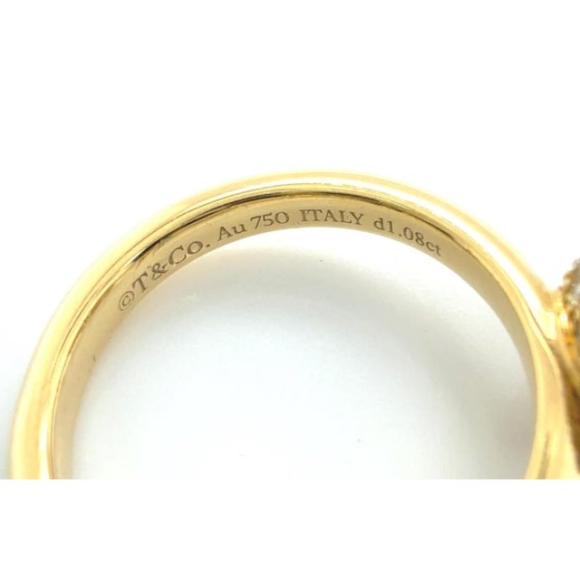 Transparent Mid 20th Century Tiffany & Co HardWear Pave Diamond 8mm Ball Ring 18K Yellow Gold Size 4 For Sale - Image 8 of 8