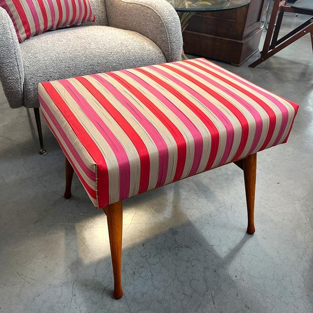 Mid-Century Modern Set of Footstool by Fratelli Reguitti, 1950s For Sale - Image 3 of 15