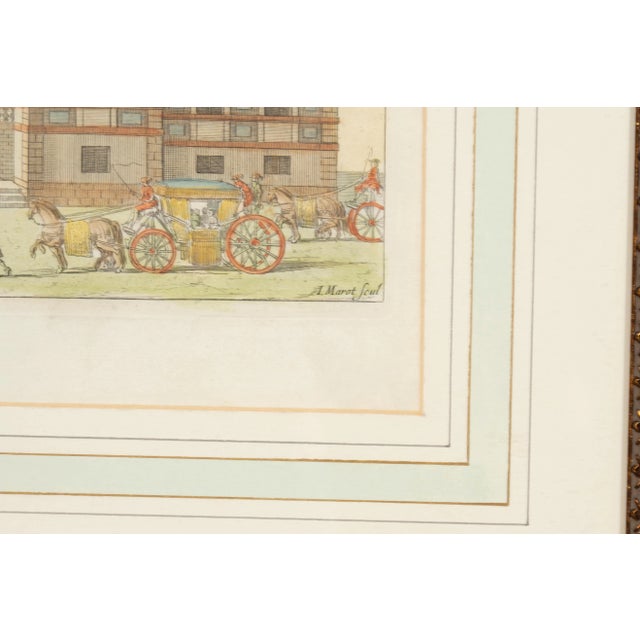 Framed Hand Colored Engravings of Swedish Royal Residences - Set of 6 For Sale - Image 9 of 13