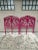 Vintage Rattan Magenta Twin Headboards - a Pair For Sale - Image 9 of 10