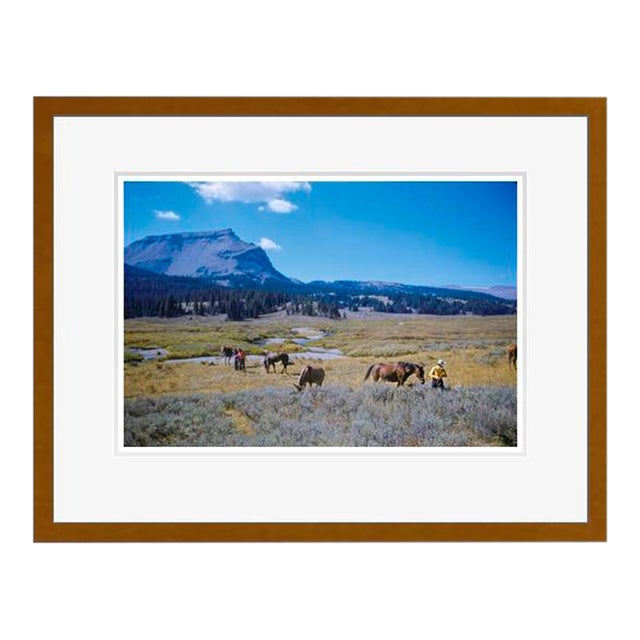 A Pack Trip in Wyoming 1960 by Toni Frissell Framed For Sale