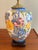 Palm Beach Regency Style Ceramic Floral Tulip Table Lamp Blue & White Jar Motif For Sale - Image 10 of 12