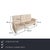 with this Himolla 6001 set, you get a three-seater armchair set that, thanks to its high, slightly flared backrests and...