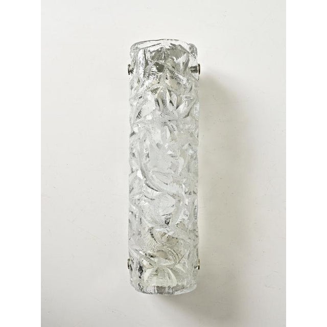 Large Sconces in Murano Ice-Glass from Kaiser Leuchten, 1960s, Set of 2 For Sale - Image 10 of 17