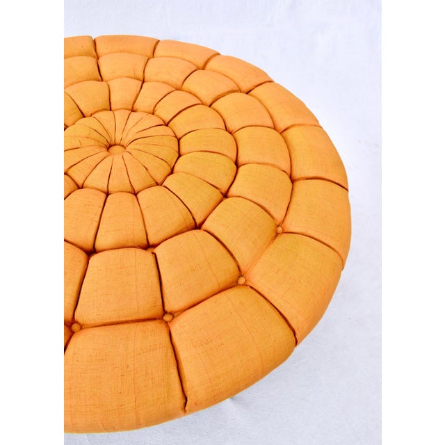 1970s Mid-Century Modern Custom Ottoman For Sale In Philadelphia - Image 6 of 8