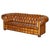 Vintage Art Deco Hand Dyed Fully Whisky Brown Leather Chesterfield Sofa For Sale - Image 17 of 17