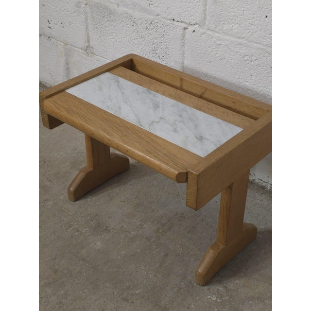 Side Table attributed to Guillerme et Chambron, 1970s For Sale - Image 15 of 16