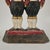 Red Art Deco Cast Iron Double Footmen Doorstop by Hubley Anne Fish For Sale - Image 8 of 9