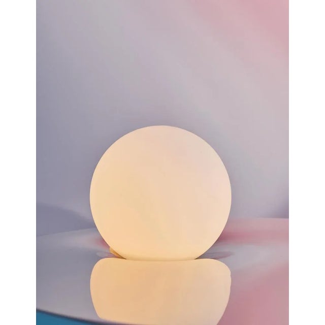 Alby Light Grey Albi Small Table with Lamp by Mason Editions For Sale - Image 11 of 12