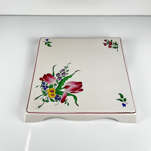 Streetlight Trivet with Tulip Motif from KG Lunéville, 1980s For Sale - Image 6 of 6
