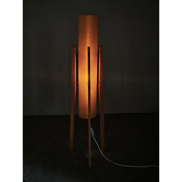 Space Age Rocket Floor Lamp, Czechoslovak, 1960s For Sale - Image 12 of 13