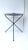 Modern Black Metal Tripod Side or End Table For Sale - Image 3 of 12