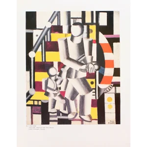 1990 After Fernand Leger "The Staircase (1919)", Full-Color Parisian Print