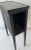 Black Jacques Adnet Style French Faux Leather Side Table, circa 1950 For Sale - Image 8 of 9