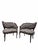 Antique Victorian Rococo Revival Asymmetrical Caned Ladies’ Conversation Chairs - Pair For Sale In Chicago - Image 6 of 12
