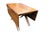 Mid-Century Modern Craddock Drop-Leaf Dining Table – Walnut Top, Sculptural Double X Base, Expandable Space-Saving Design For Sale - Image 6 of 10