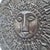 Metal Mid-Century Modern Brutalist Metal Wall Plaque with Sun Motif, 1970s For Sale - Image 7 of 9
