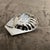 This elegant 1990s modern silver-plated and glass shell plate is a sophisticated creation by the renowned Italian designer...