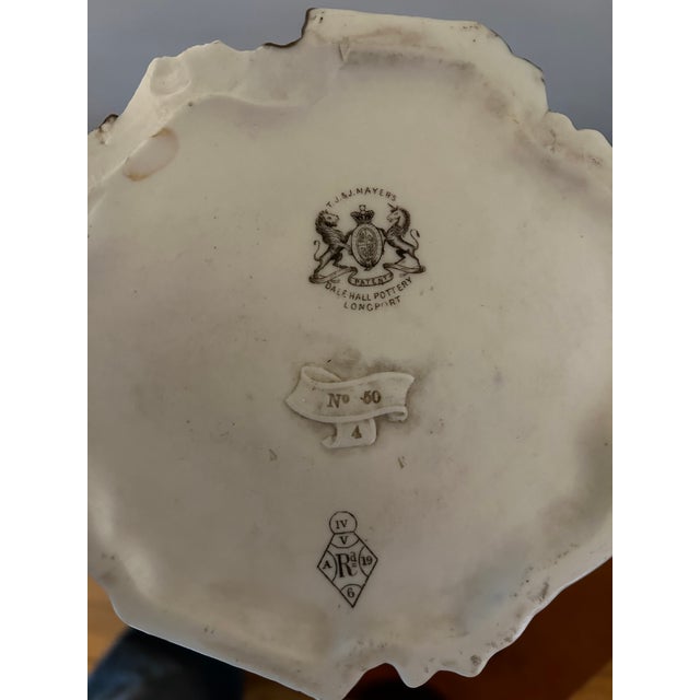 1850s t.j. & J. Mayer Convolvulus Stoneware Pitcher For Sale - Image 10 of 16