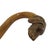 Victorian Dog With Collar Inset Eyes Carved Wood Folk Art Walking Stick Cane For Sale - Image 9 of 10