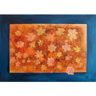 Anna Maria Caboni, The Soul of Flowers, Acrylic on Canvas, 2022 For Sale