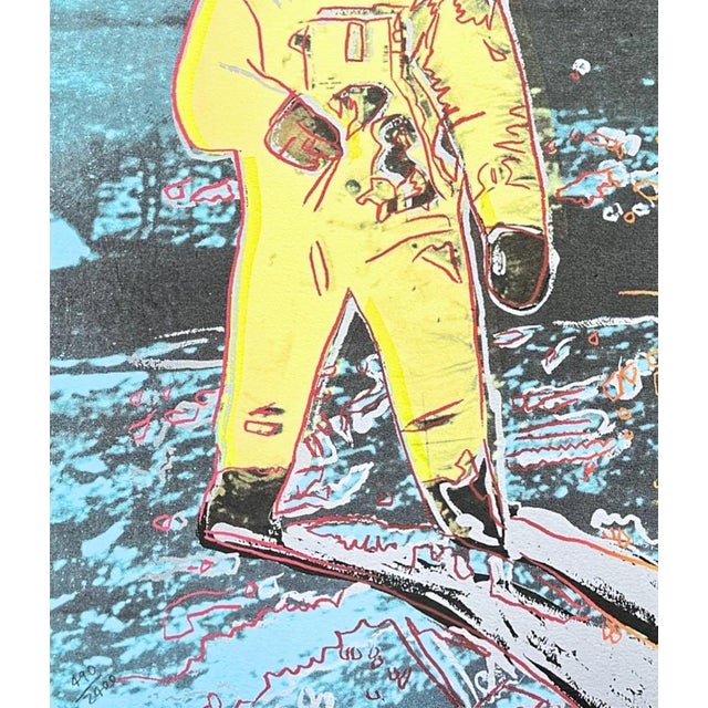 After Andy Warhol, Moonwalk Light Blue, 1980s, Print For Sale - Image 3 of 6