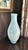 Blue Vintage 1970s–1980s Murano-Style Handblown Art Glass Vase, 21" Tall Blue With Gold Silver Flecks For Sale - Image 8 of 18