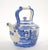 An impressive and unusually large Italian porcelain tea or coffee pot, made in Italy during the mid to late 20th century...