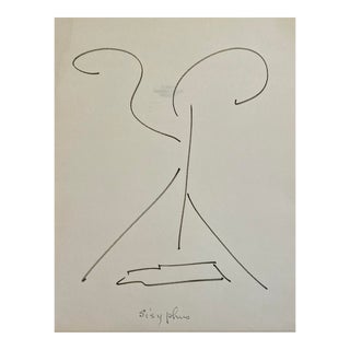 1960s Frank Wallace Sisyphus Mythological Drawing For Sale