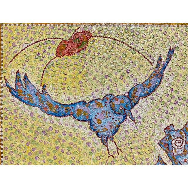 Madeline Christine Clavier, Whimsical French Folk Art, Naive, Oil Painting Madeline Marie Christine Clavier For Sale In Miami - Image 6 of 9