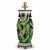 Mid-Century Chinese Export Style Porcelain Table Lamp in the Tobacco Leaf Pattern For Sale - Image 9 of 10