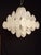 Vintage Alabaster Murano Glass Disc Chandelier from Mazzega, Venice, Italy, 1981 For Sale - Image 9 of 9