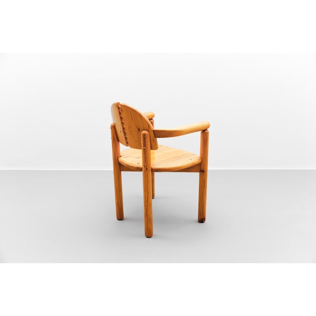 Wood Set of Danish Dining Chairs in Pine with Movable Backs attributed to Rainer Daumiller, 1970s For Sale - Image 7 of 16