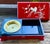 Vintage Japanese Red Lacquer Smoking Box With Mother-of-Pearl Birds and Brass Ash Receiver For Sale In San Francisco - Image 6 of 16