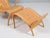 Set of Pernilla 2 Lounge Chair and Ottoman in Leather by Bruno Mathsson for Dux, 1980s For Sale - Image 3 of 11