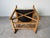 Vintage Rattan Wrapped Director’s Style Armchair With Upholstered Seat For Sale - Image 12 of 12
