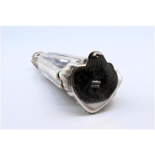 Silver Statuette of Our Lady of Fatima with Crown and Hovering Over Clouds For Sale - Image 4 of 10