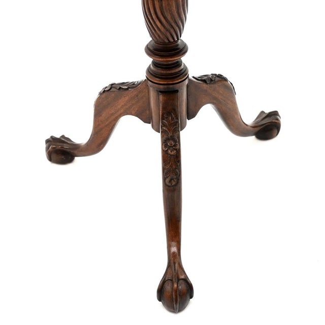 1930s Georgian Gallery Top Wine Table, 1930 For Sale - Image 5 of 7