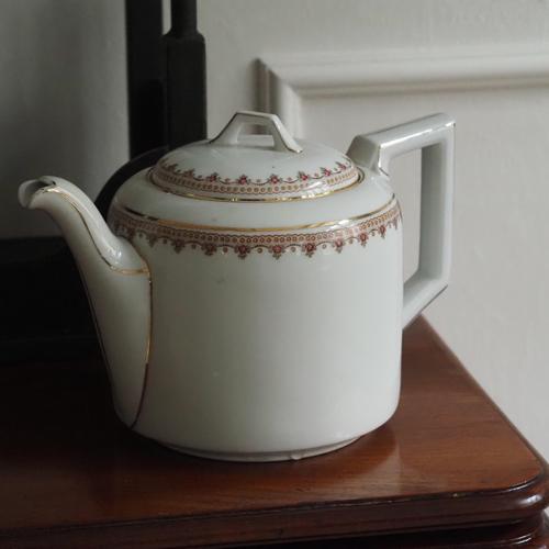 Porcelain Teapot from Mitterteich Bavaria, 1920s For Sale - Image 3 of 7