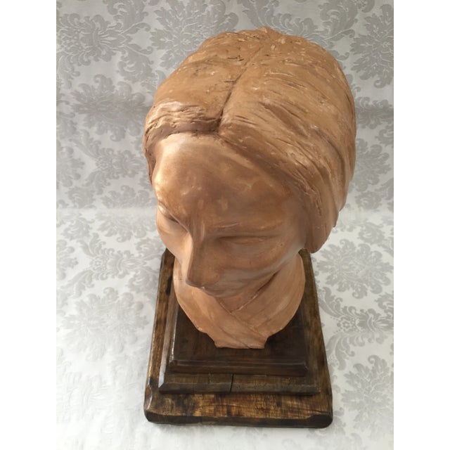 Popular Art Object, Handcrafted Around 1950s French manufacturing Old Statue, Figurine, Sculpture Handmade on Patinated...