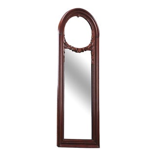 Danish Christian VIII Mahogany Arched Pier Mirror For Sale