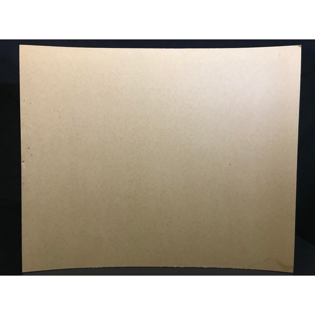 Paul Feeley work on paper mounted on board, watercolor & pen and ink. Signed and dated "Sierra de Mijas Paul Feeley ,...